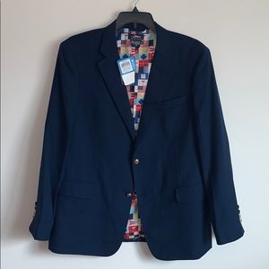 Columbia men’s blue jacket size 46, NWT!